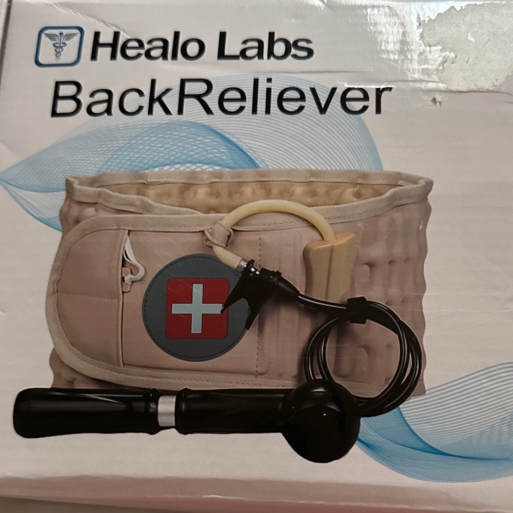 BackReliever Lumbar Support Belt - Beige